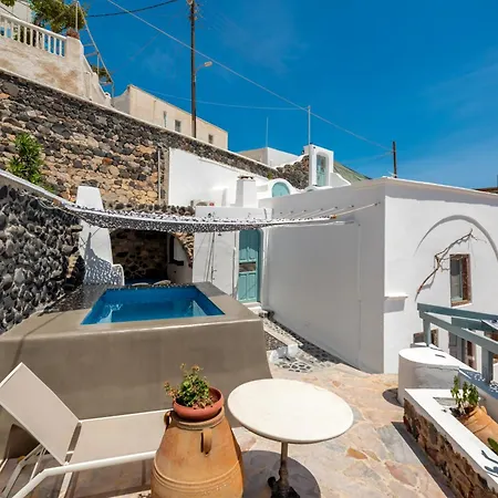 Blue Vine Mountain Sea View Private Yard Kamari (Santorini)